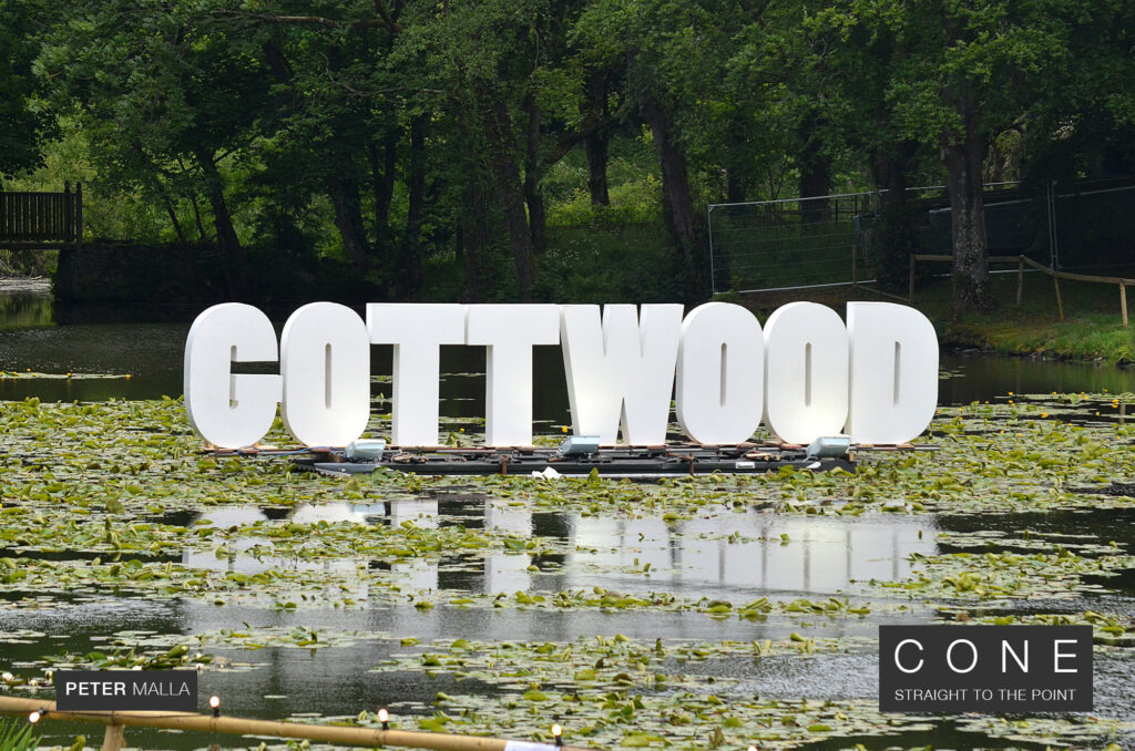 Gottwood sign at Gottwood music festival review on Cone Magazine