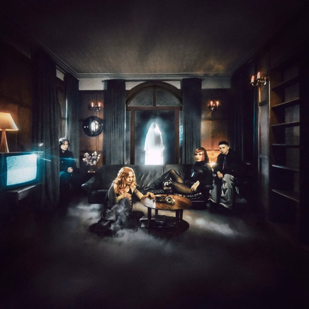 Album cover for Witch Fever band's new album Fevereaten, seen in CONE album review.