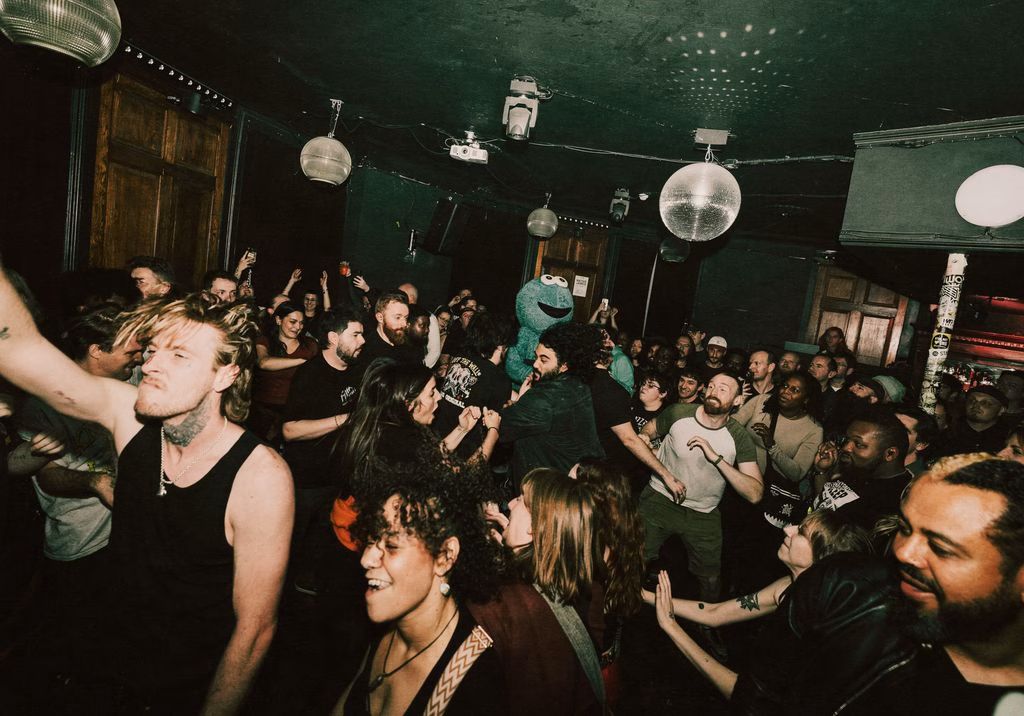 The crowd at The Old Blue Last for Native James finale tour stop.