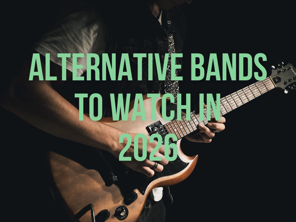 7 rising alternative bands to watch in 2026 performing live with guitars and stage lights