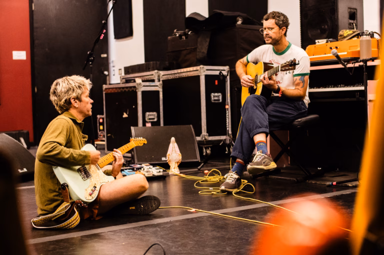 The Format rehearsing for live show.